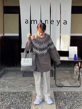 pruneさん（レディース・160cm）の冬コーディネート