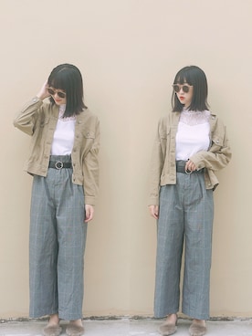 Hannnaさん（レディース・165cm）の秋コーディネート