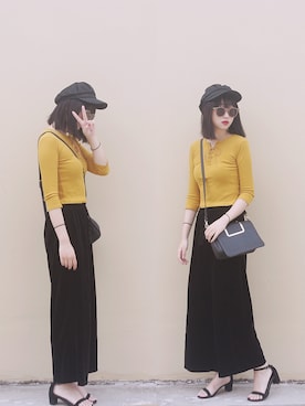 Hannnaさん（レディース・165cm）の秋コーディネート