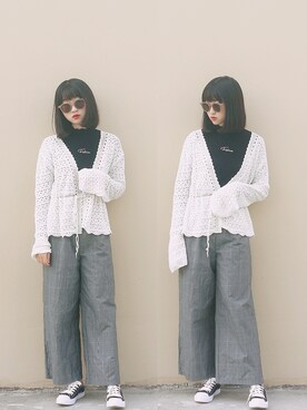 Hannnaさん（レディース・165cm）の秋コーディネート