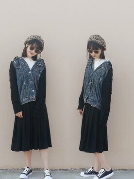 袖ニットGジャンを使った人気ファッションコーディネート - WEAR