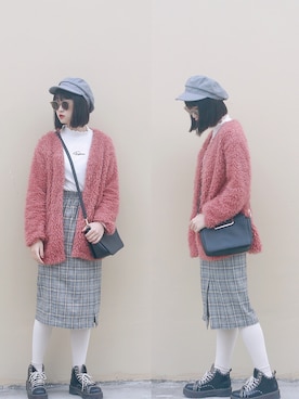 「one way（ワンウェイ）のアイテム（その他アウター）」を使った、Hannnaさん（レディース・165cm）の秋コーディネート