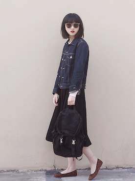 Hannnaさん（レディース・165cm）の春コーディネート