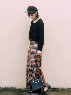 Hannnaさん（レディース・165cm）の春コーディネート