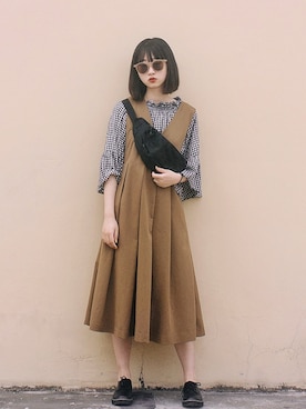 Hannnaさん（レディース・165cm）の夏コーディネート