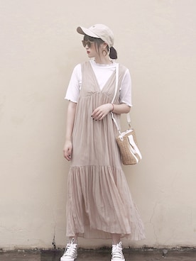 Hannnaさん（レディース・165cm）の夏コーディネート