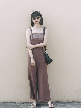 Hannnaさん（レディース・165cm）の夏コーディネート