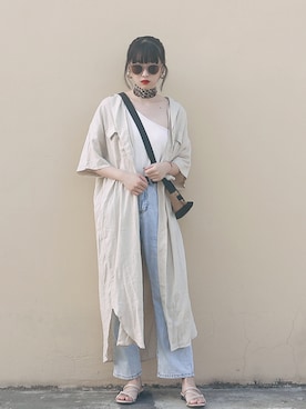 Hannnaさん（レディース・165cm）の夏コーディネート