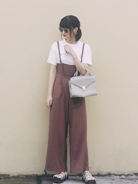 Hannnaさん（レディース・165cm）の夏コーディネート