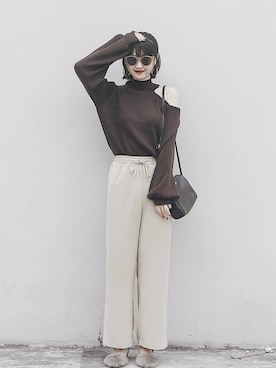 Hannnaさん（レディース・165cm）の秋コーディネート
