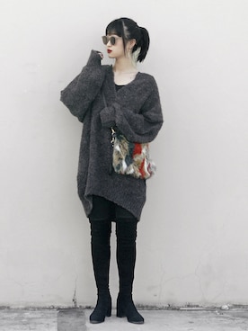 Hannnaさん（レディース・165cm）の冬コーディネート