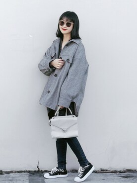 Hannnaさん（レディース・165cm）の冬コーディネート