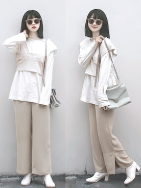 Hannnaさん（レディース・165cm）の春コーディネート