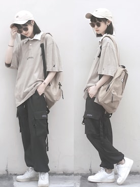 Hannnaさん（レディース・165cm）の春コーディネート