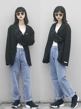 Hannnaさん（レディース・165cm）の春コーディネート