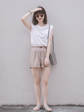 Hannnaさん（レディース・165cm）の夏コーディネート