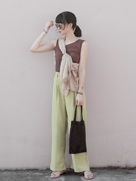 Hannnaさん（レディース・165cm）の夏コーディネート