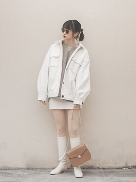 Hannnaさん（レディース・165cm）の冬コーディネート