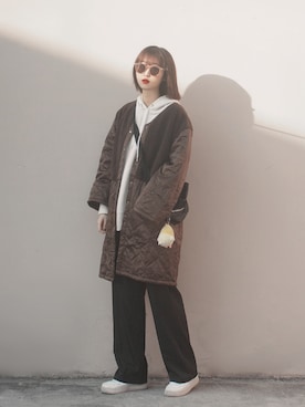 Hannnaさん（レディース・165cm）の冬コーディネート
