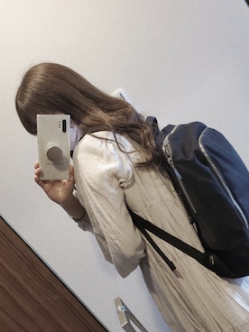 「YAKPAK（ヤックパック）のアイテム」を使った、Sarangさん（レディース・147cm）の春コーディネート