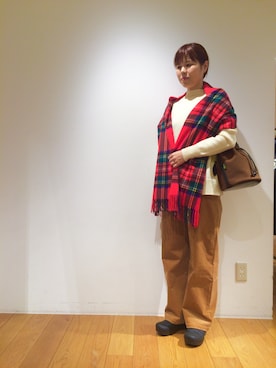 水摩さん（レディース・160cm）の冬コーディネート