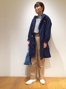 「Keds（ケッズ）のアイテム」を使った、水摩さん（レディース・160cm）の冬コーディネート