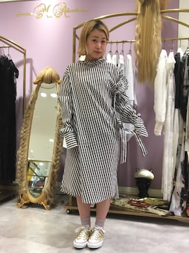 「あちゃちゅむ」｜「アイテム（ワンピース/ドレス）」を使った、竹内柚衣さん（レディース・149cm）の夏コーディネート