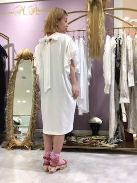 「あちゃちゅむ」｜「アイテム（ワンピース/ドレス）」を使った、竹内柚衣さん（レディース・149cm）の夏コーディネート