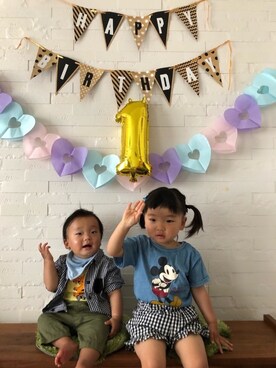 Tsumu-Homaさん（キッズ・90cm）の春コーディネート