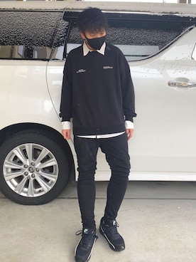 X.Hiideさん（メンズ・178cm）の冬コーディネート