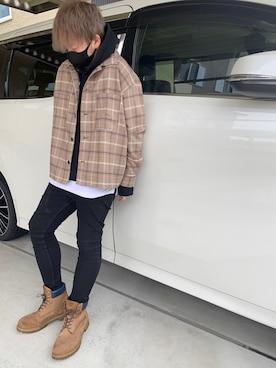 X.Hiideさん(メンズ・178cm)の春コーディネート