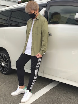 X.Hiideさん（メンズ・178cm）の春コーディネート