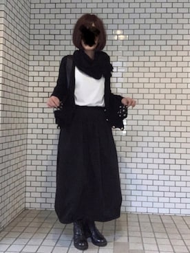 「PADRONE（パドローネ）のアイテム」を使った、ふけみんさん（レディース・154cm）の春コーディネート