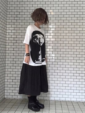 「Herve Chapelier（エルベシャプリエ）のアイテム（財布/小物）」を使った、ふけみんさん（レディース・154cm）の夏コーディネート
