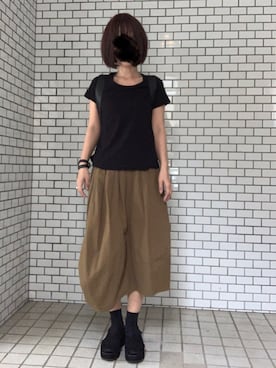 「45R」｜「アイテム（アクセサリー）」を使った、ふけみんさん（レディース・155cm）の夏コーディネート