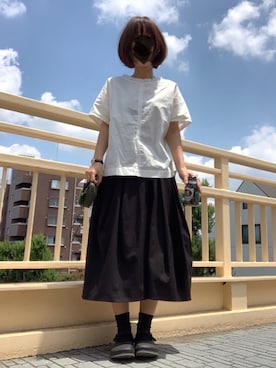 「シャンブル ドゥ シャーム(chambre de charme)」｜ふけみんさん（レディース・155cm）の夏コーディネート