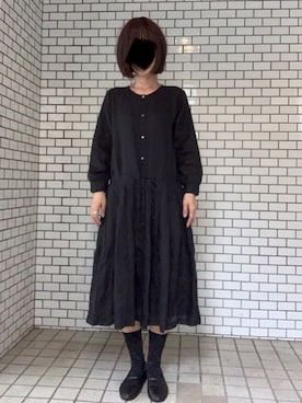 「BEAMS LIGHTS」｜「アイテム（アクセサリー）」を使った、ふけみんさん（レディース・155cm）の夏コーディネート