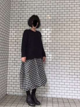 「PADRONE（パドローネ）のアイテム」を使った、ふけみんさん（レディース・154cm）の秋コーディネート