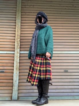 ふけみんさん（レディース・154cm）の冬コーディネート