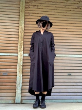 「Y's（ワイズ）のアイテム（ワンピース/ドレス）」を使った、ふけみんさん（レディース・154cm）の春コーディネート