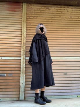 「45R（フォーティファイブアール）のアイテム（ワンピース/ドレス）」を使った、ふけみんさん（レディース・154cm）の秋コーディネート