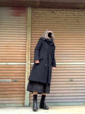 「PADRONE（パドローネ）のアイテム」を使った、ふけみんさん（レディース・154cm）の冬コーディネート