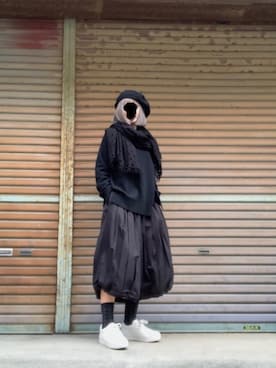 ふけみんさん（レディース・154cm）の冬コーディネート