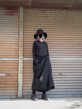「Y's（ワイズ）のアイテム（スニーカー）」を使った、ふけみんさん（レディース・154cm）の春コーディネート
