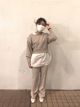 Averina Chuさん（レディース・158cm）の春コーディネート