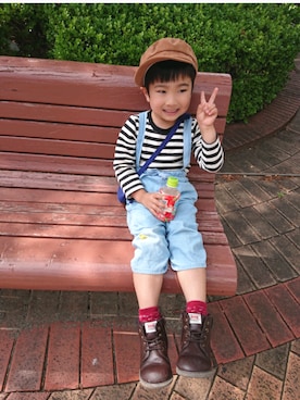 「フォローミー」｜「アイテム（キャスケット）」を使った、mek0さん（レディース・151cm）の冬コーディネート