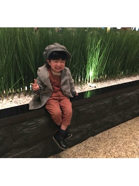 「HusHusH（ハッシュアッシュ）のアイテム（キャスケット）」を使った、mek0さん（レディース・151cm）の冬コーディネート