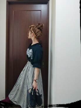 「tiptop」｜mek0さん（レディース・151cm）の春コーディネート