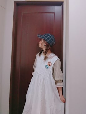 「14+（イチヨンプラス）のアイテム（アクセサリー）」を使った、mek0さん（レディース・151cm）の夏コーディネート