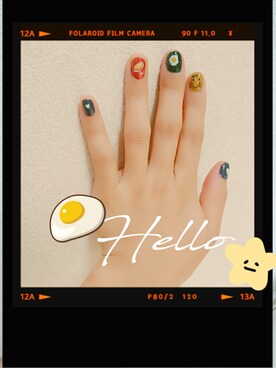 「ネイルシール」｜mek0さん（レディース・151cm）の夏コーディネート